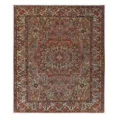 Tappeto persiano Bakhtiari - Lana Blu Avorio Rosso - 96717