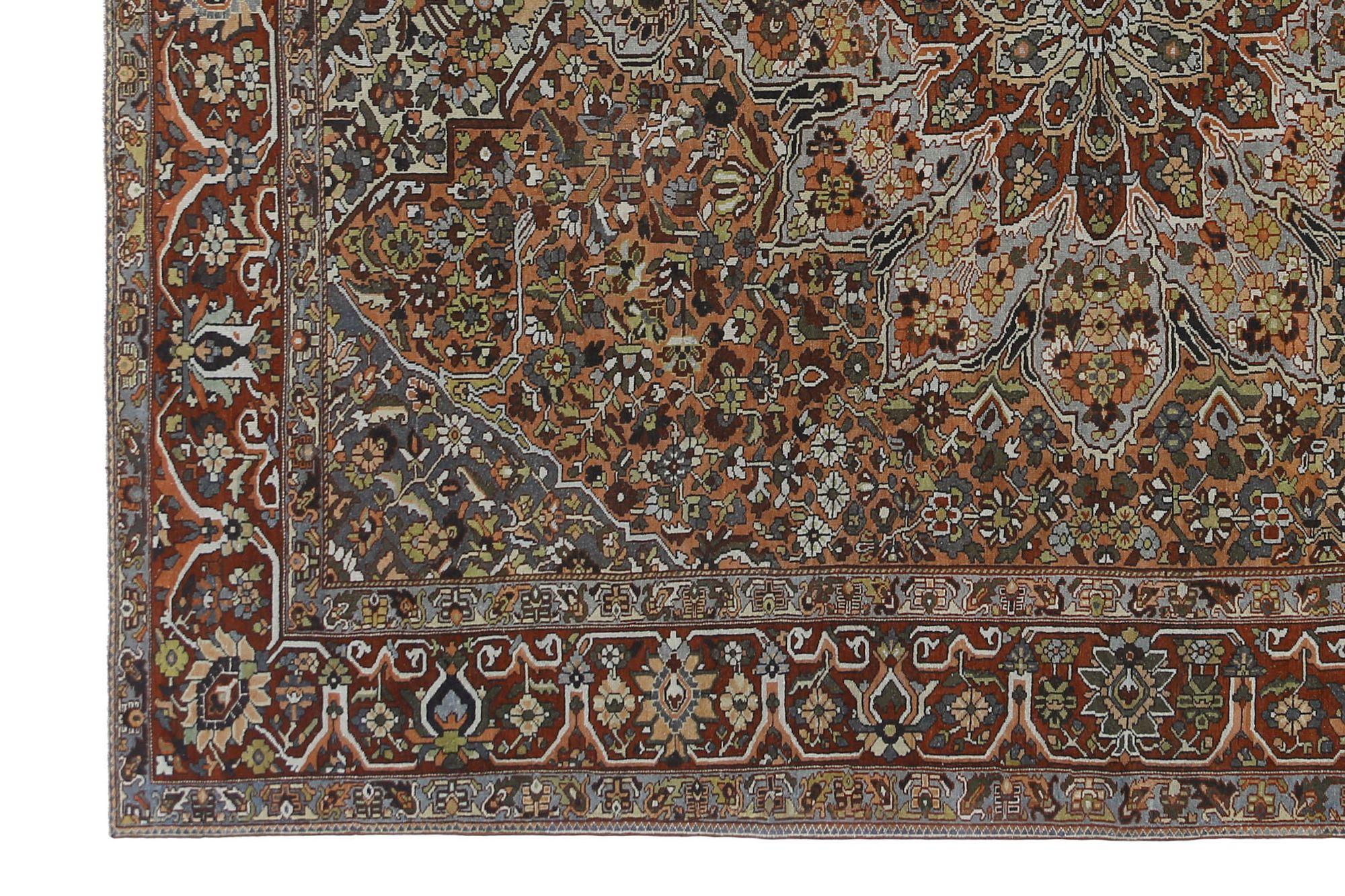 Iracheno Tappeto persiano Bakhtiari Over Size - Lana Design/One - 96680 in vendita