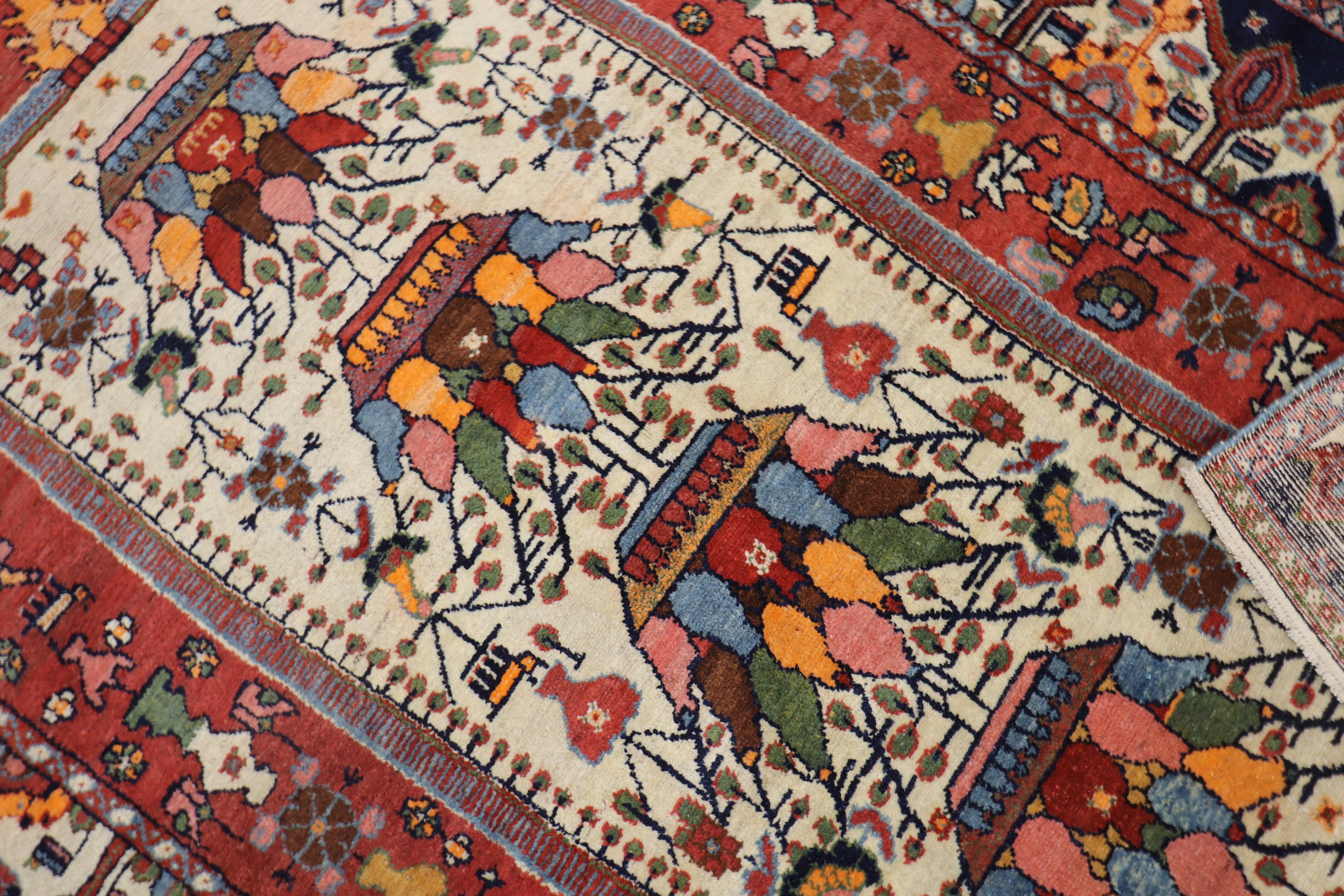 20th Century Persian Bakhtiari Rug For Sale