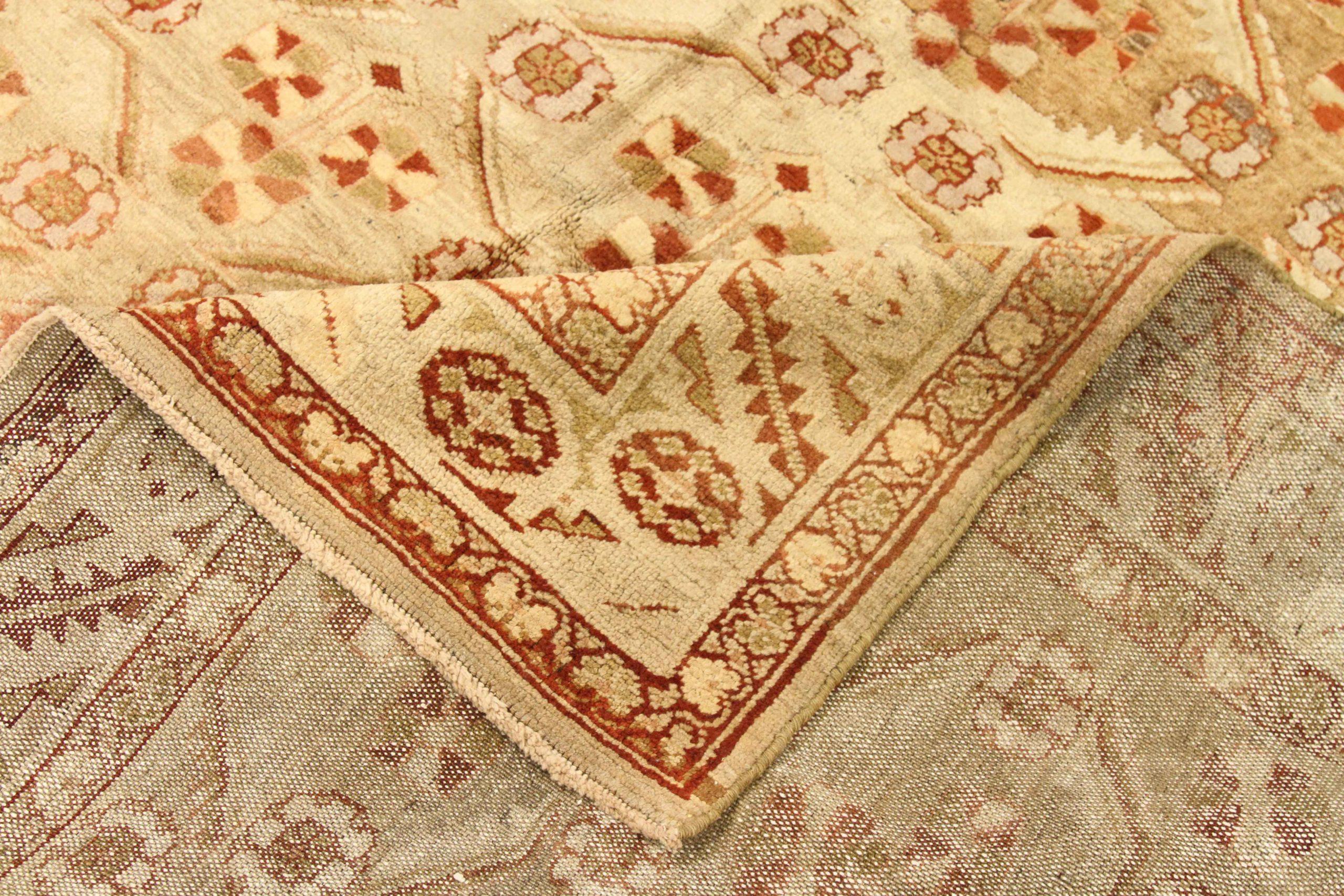 Persischer Bakhtiari Small Teppich - Wolle Braun Elfenbein Rot Design - 75509 (Asiatisch) im Angebot
