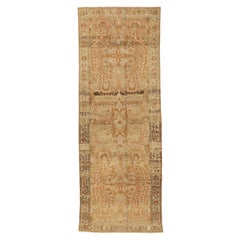 Alfombra Persa Bakhtiari Small - Lana Marrón Marfil Diseño Rosa - 75561