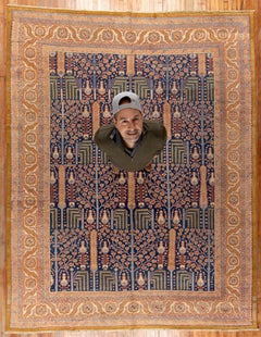 Zabihi Collection Persian Bakshaish Tree of Life Room Size Rug
