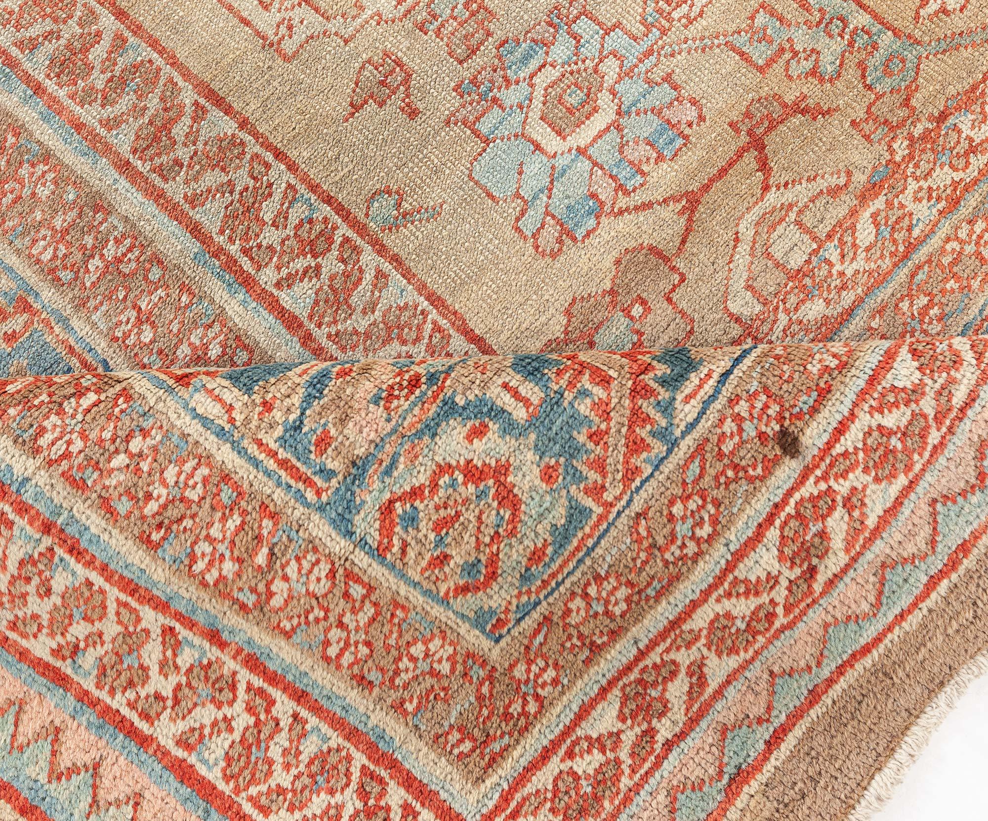 Hand-Knotted 19th Century Persian Bakshaish 'Size Adjusted' rug For Sale