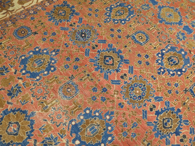 Persian Bakshaish Square Room Size Rug For Sale at 1stDibs