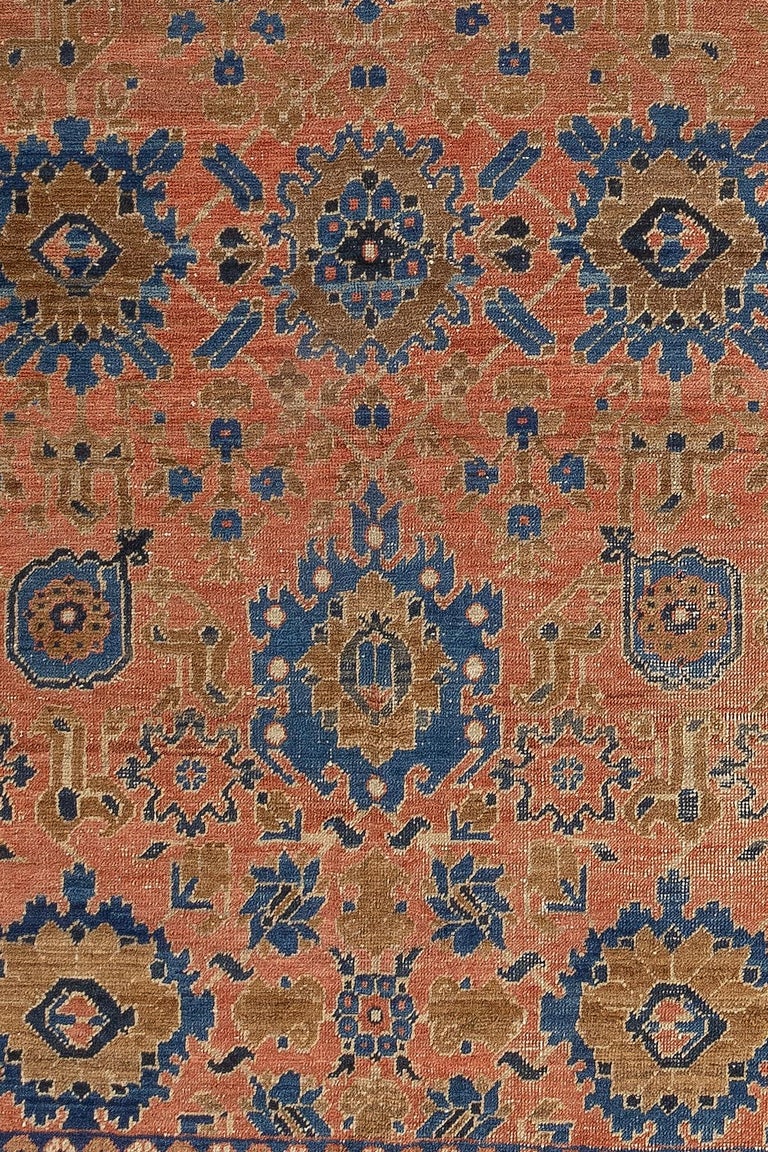 Persian Bakshaish Square Room Size Rug For Sale at 1stDibs