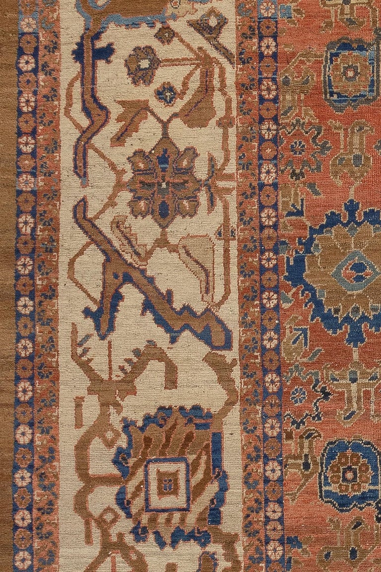 Persian Bakshaish Square Room Size Rug For Sale at 1stDibs