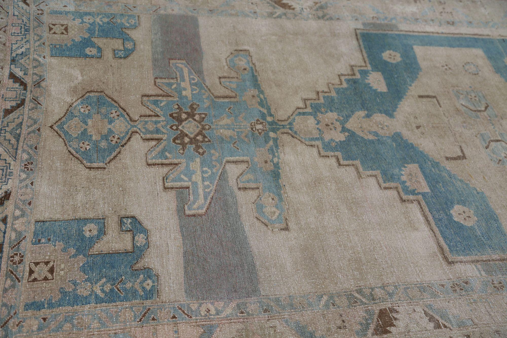 Alfombras Persas Balouch - Lana Azul Diseño Marfil - 97126 en Excelente estado para la venta en Dallas, TX