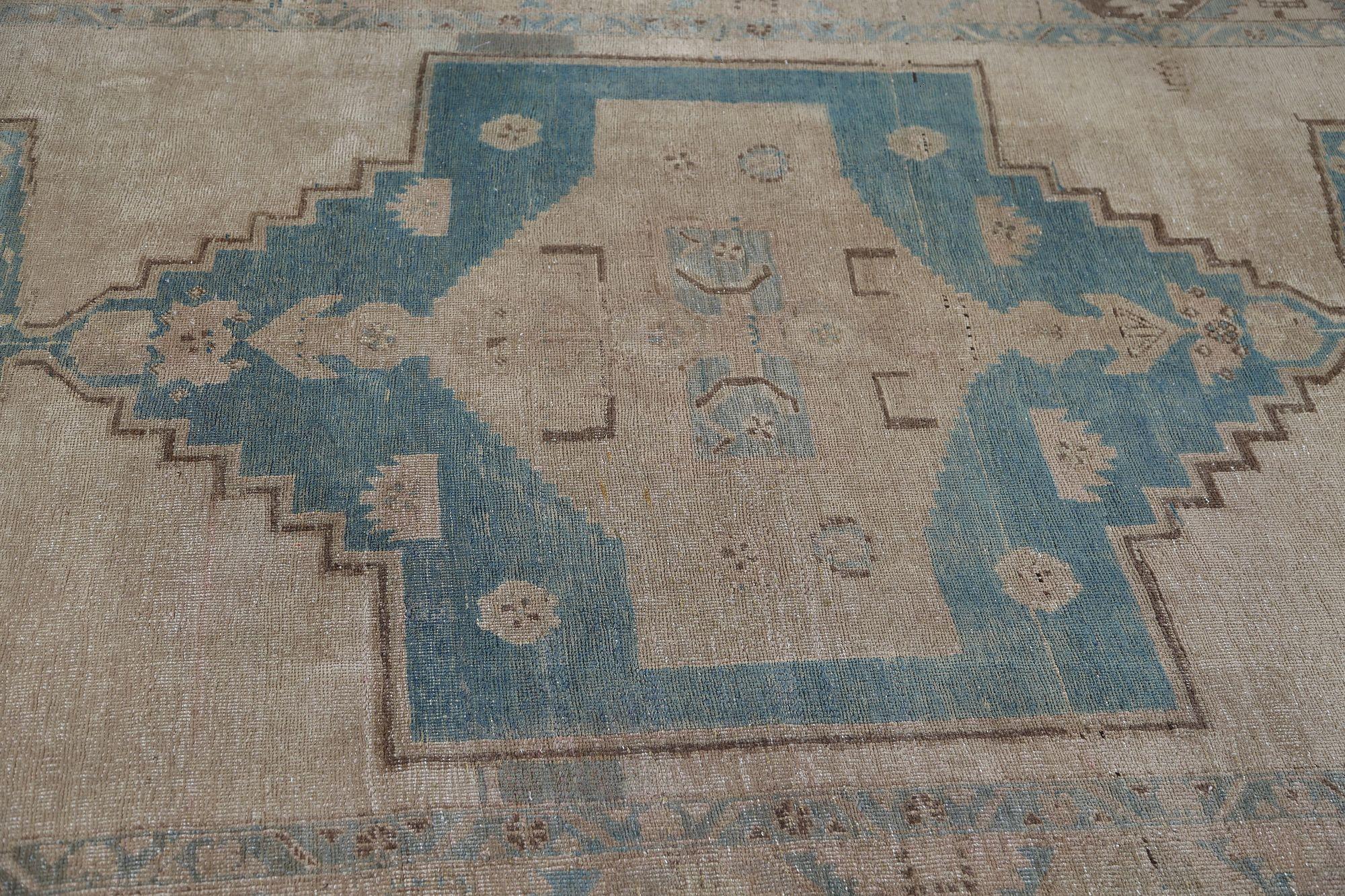 Alfombras Persas Balouch - Lana Azul Diseño Marfil - 97126 siglo XX en venta