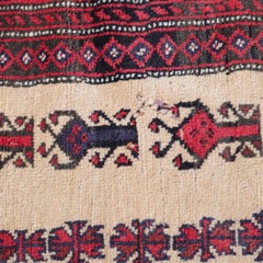 Persian Baluch Hand Knotted Oriental Prayer Rug