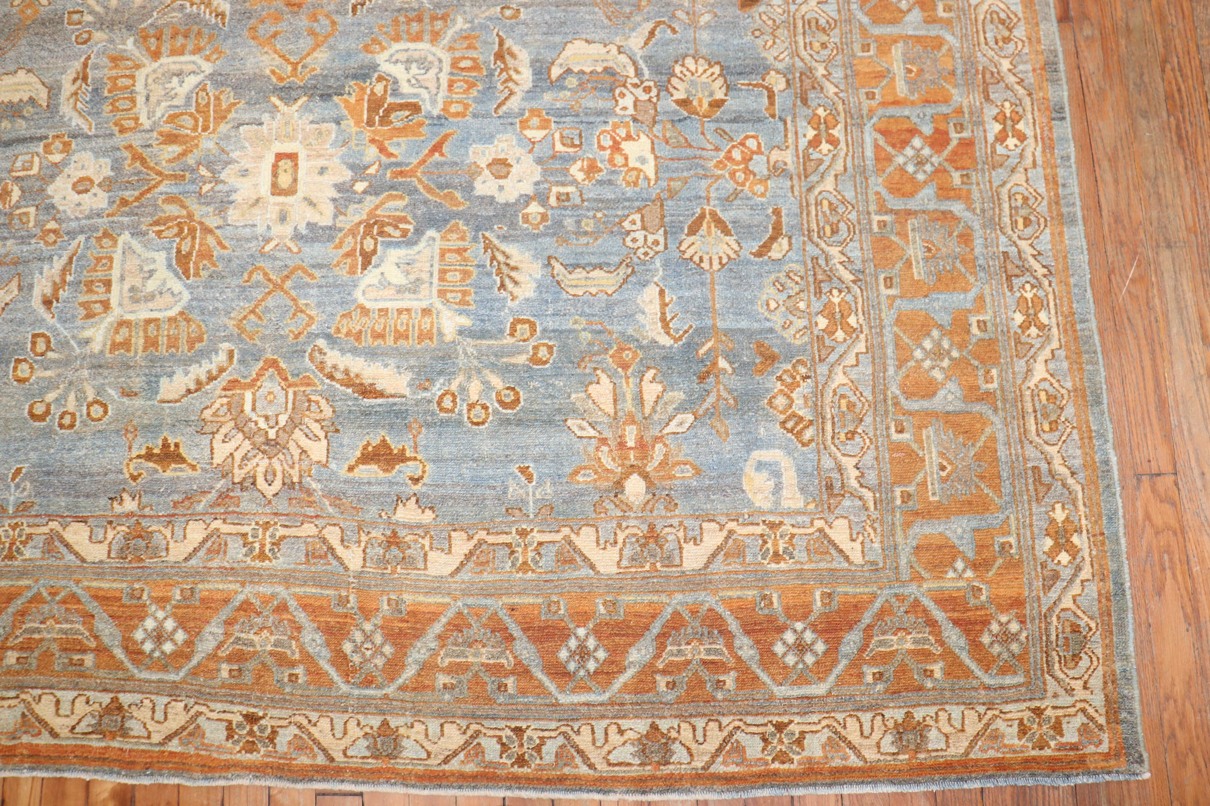 Persian Bibikabad Corridor Rug In Good Condition For Sale In New York, NY