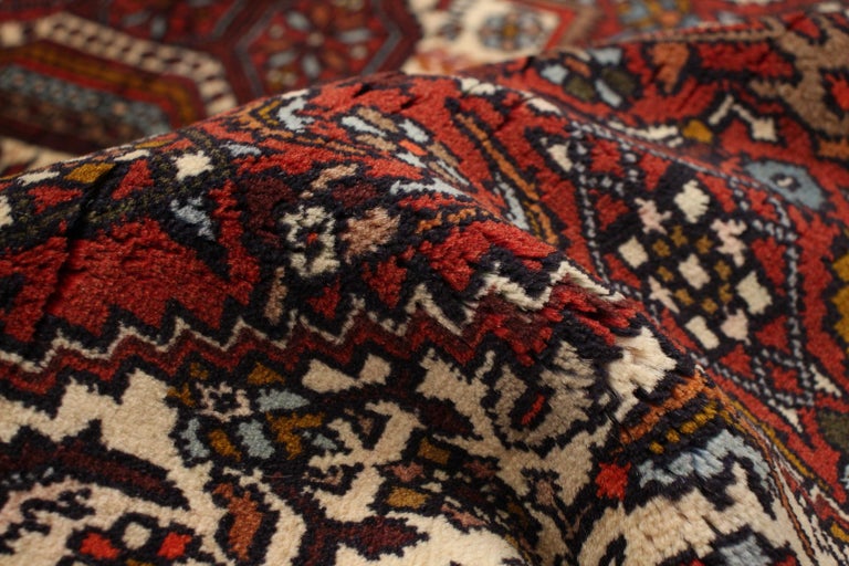 Vintage Persian Bidgeneh Rug, 3x5 For Sale at 1stDibs