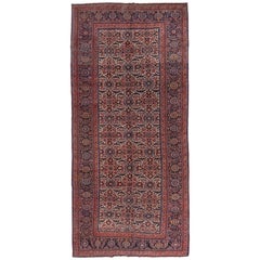 Antique Persian Bidjar Gallery Carpet, Mid-19th Century, circa 1850s