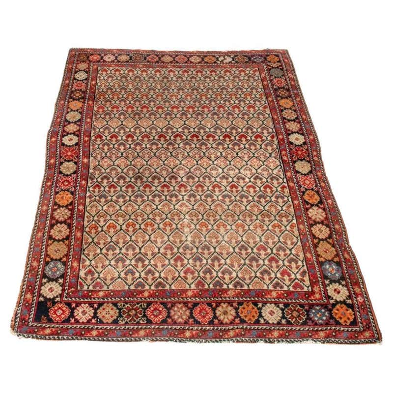 Tibetan Prayer Rug 4.4' x 2.7' For Sale at 1stDibs