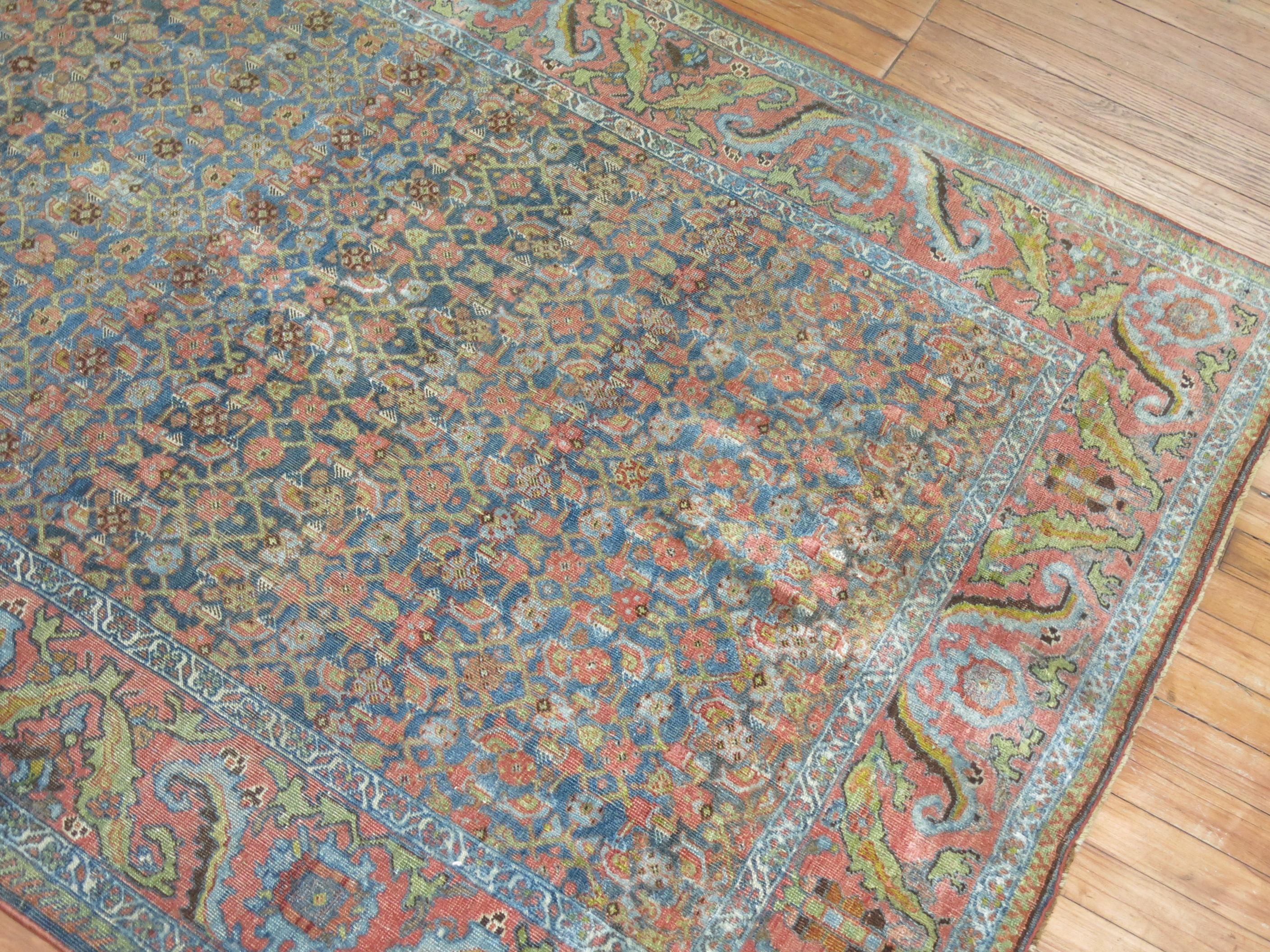 Early 20th Century Persian Bidjar Rug For Sale