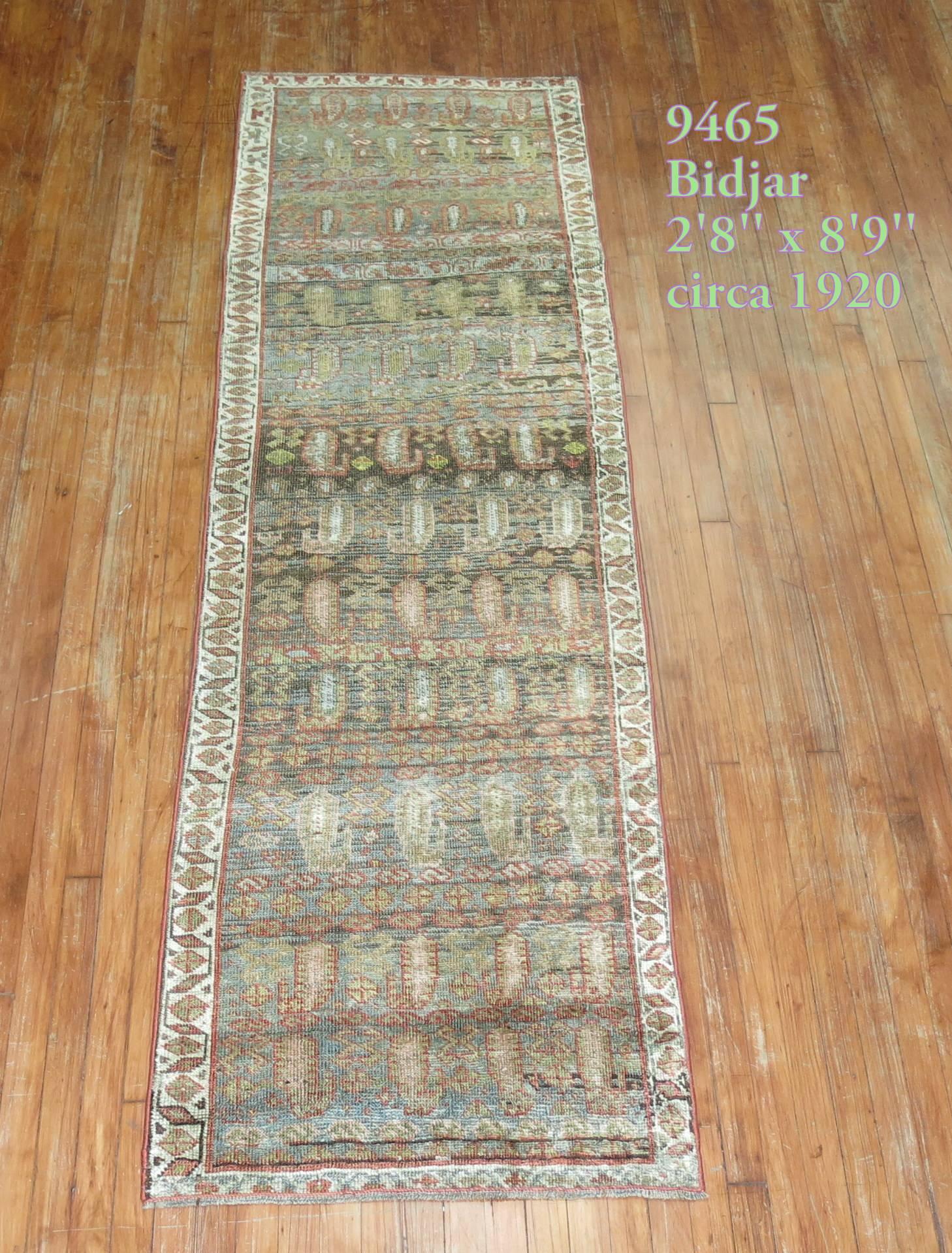 Early 20th Century Persian Bidjar Runner