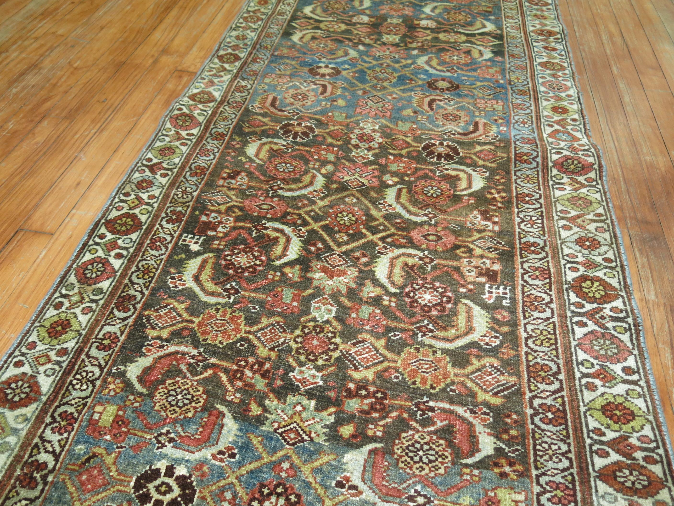 Wool Persian Bidjar Runner