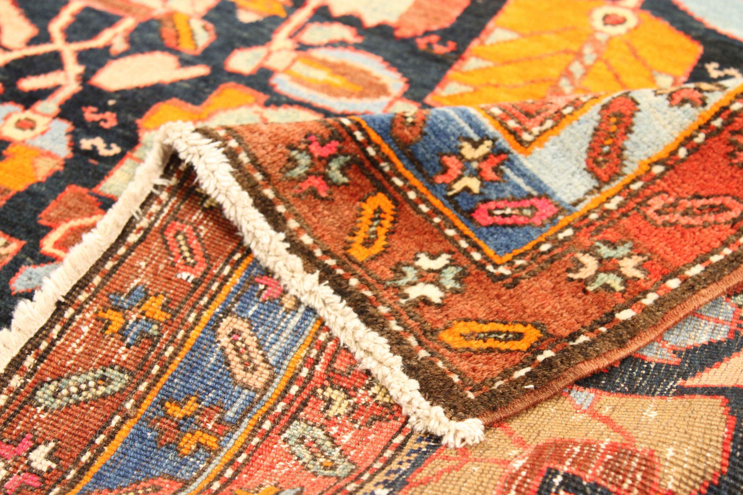 Asian Persian Bijar Area Rugs - 11189 For Sale