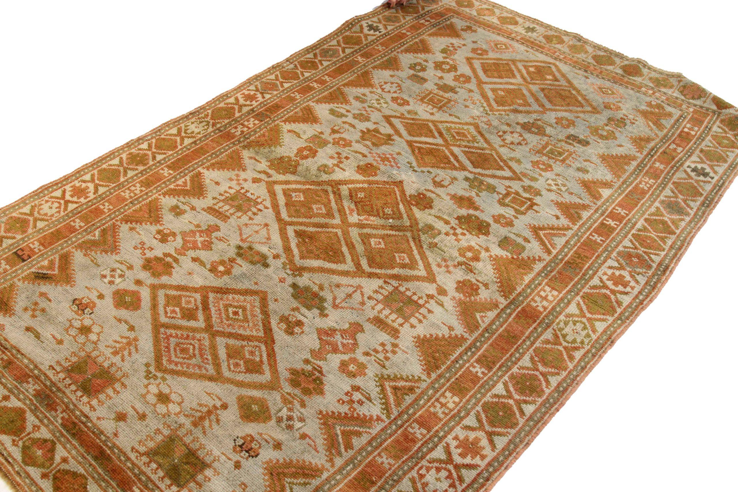 Asiatico Persian Bijar Area Rugs - 16321 in vendita