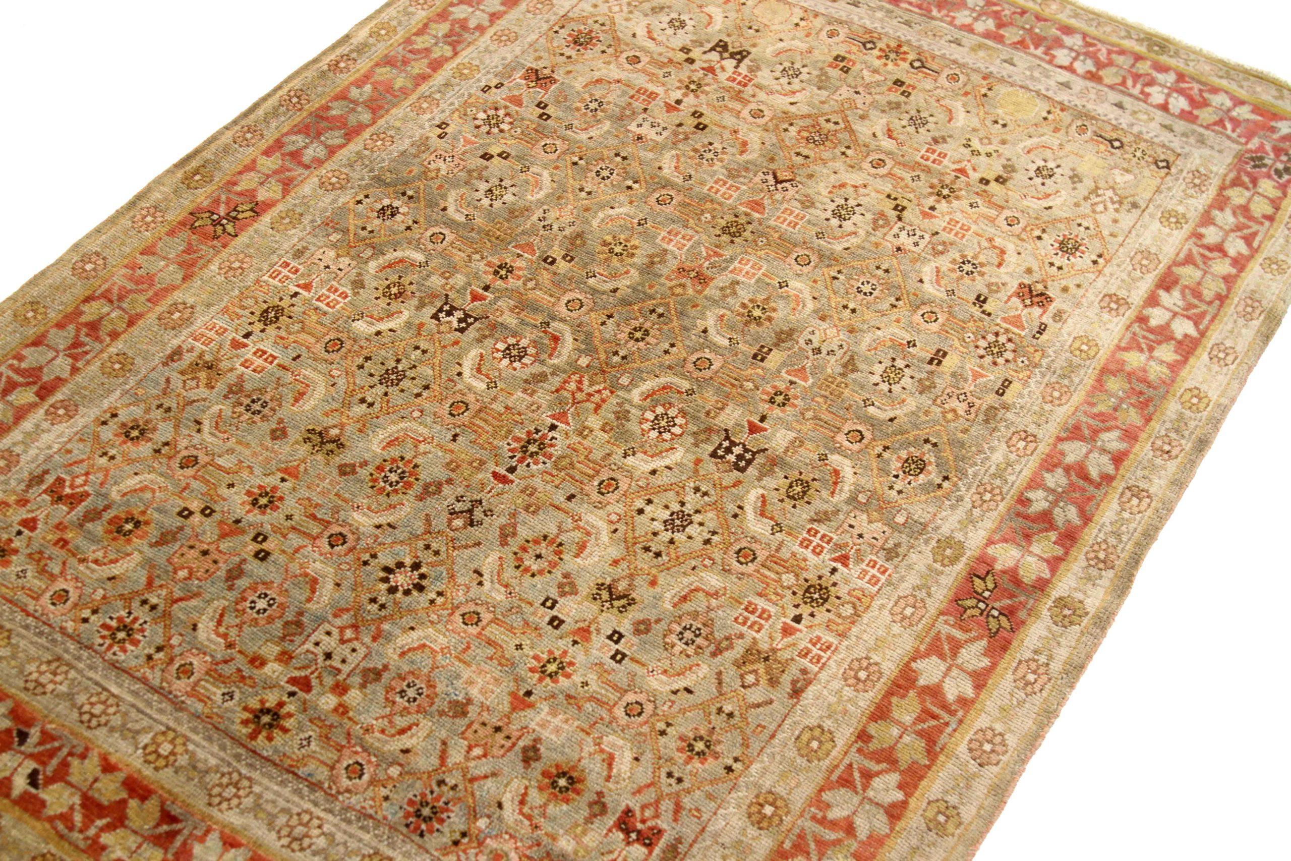 Asian Persian Bijar Area Rugs - 53964 For Sale