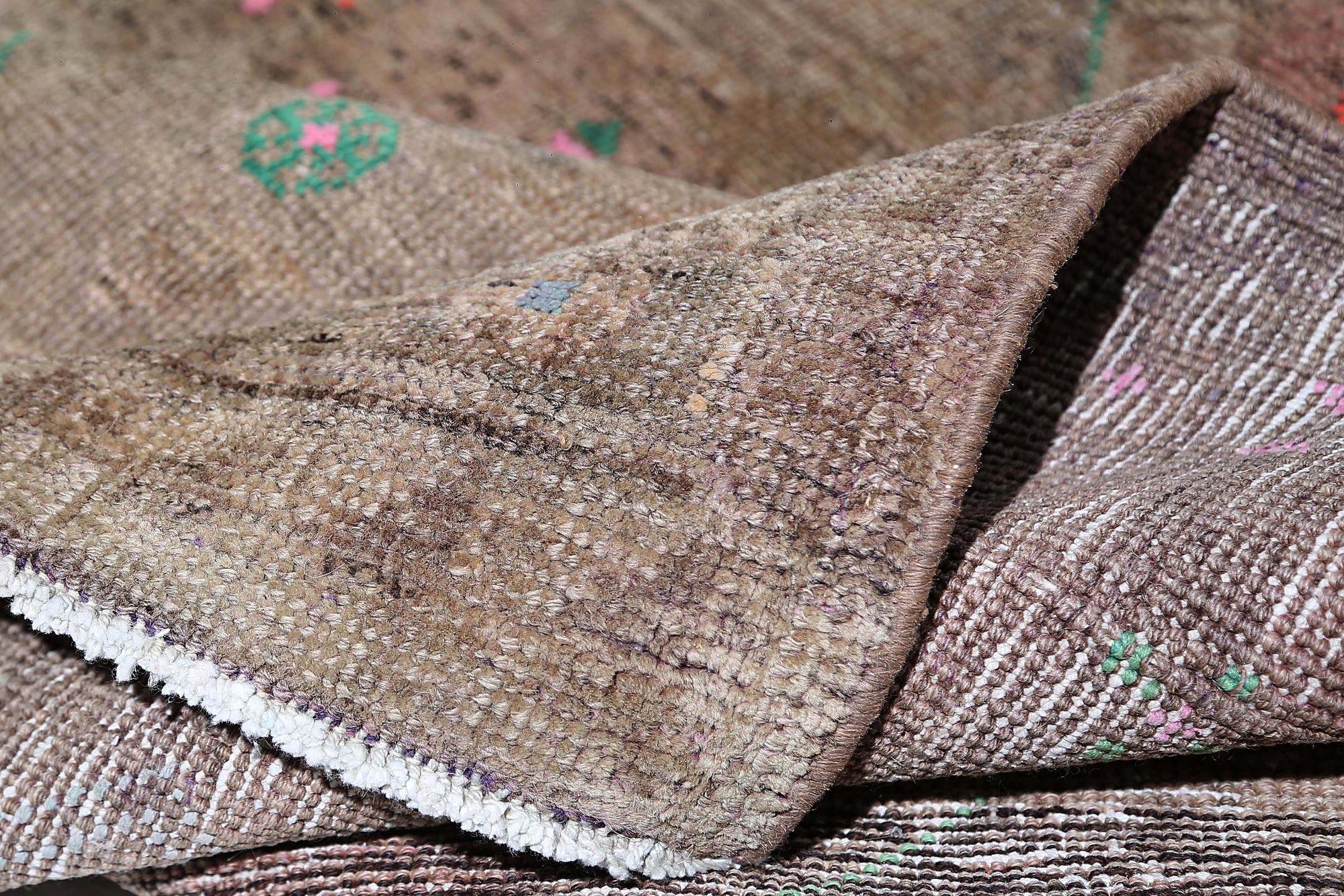 Persische Bijar-Teppiche - Wolle Blau Rosa Taupe Design - 96668 (Irakisch) im Angebot