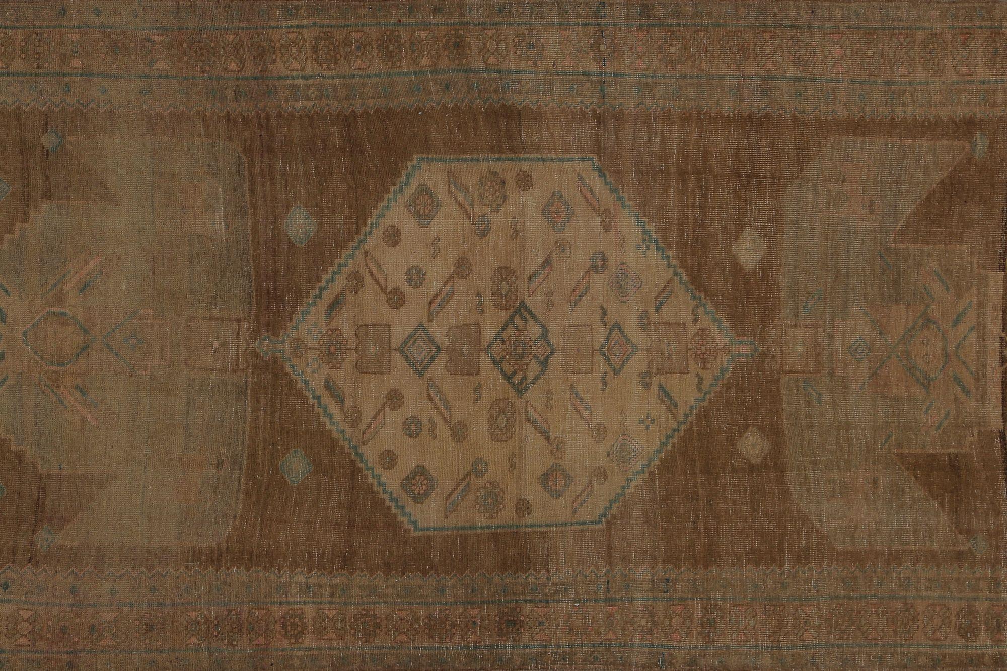 XX secolo Tappeti persiani Bijar - Design marrone in lana - 97470 in vendita
