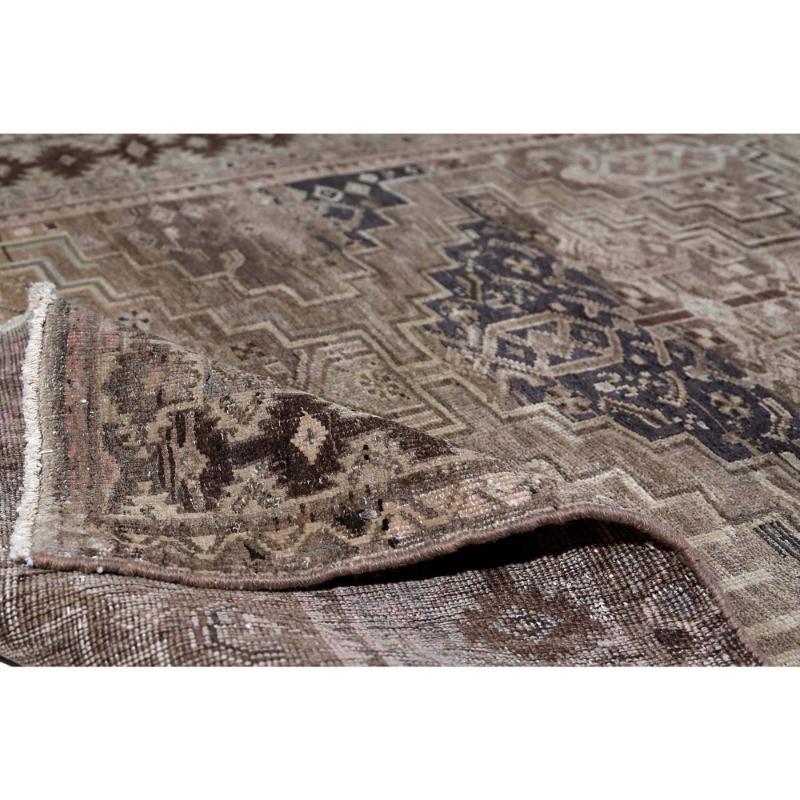 Iracheno Tappeti persiani Bijar - Design marrone in lana - 97599 in vendita