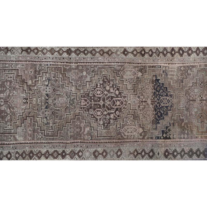 Tappeti persiani Bijar - Design marrone in lana - 97599 In condizioni ottime in vendita a Dallas, TX