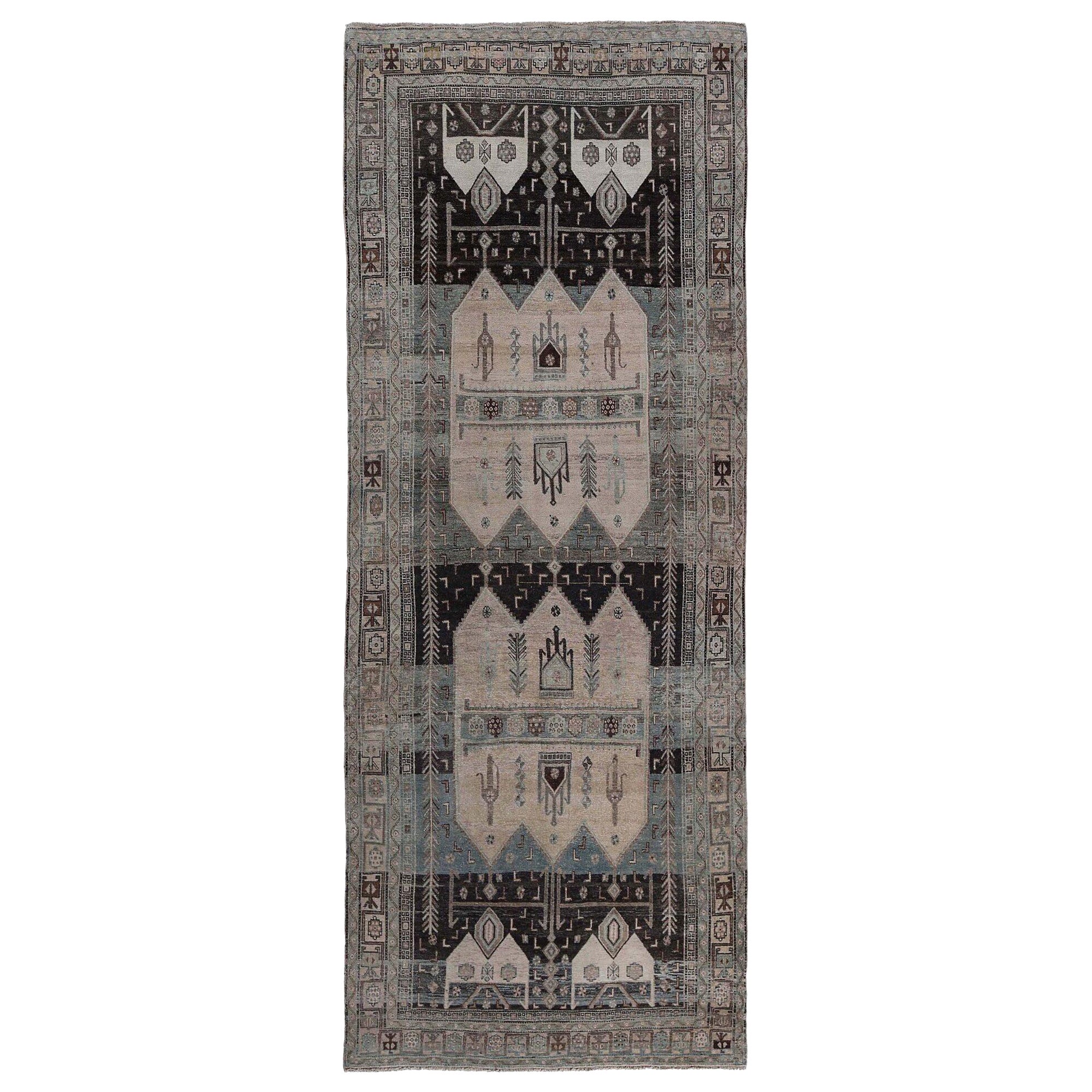 Tapis de sol Persan Bijar - Laine Design/One Brown - 96665
