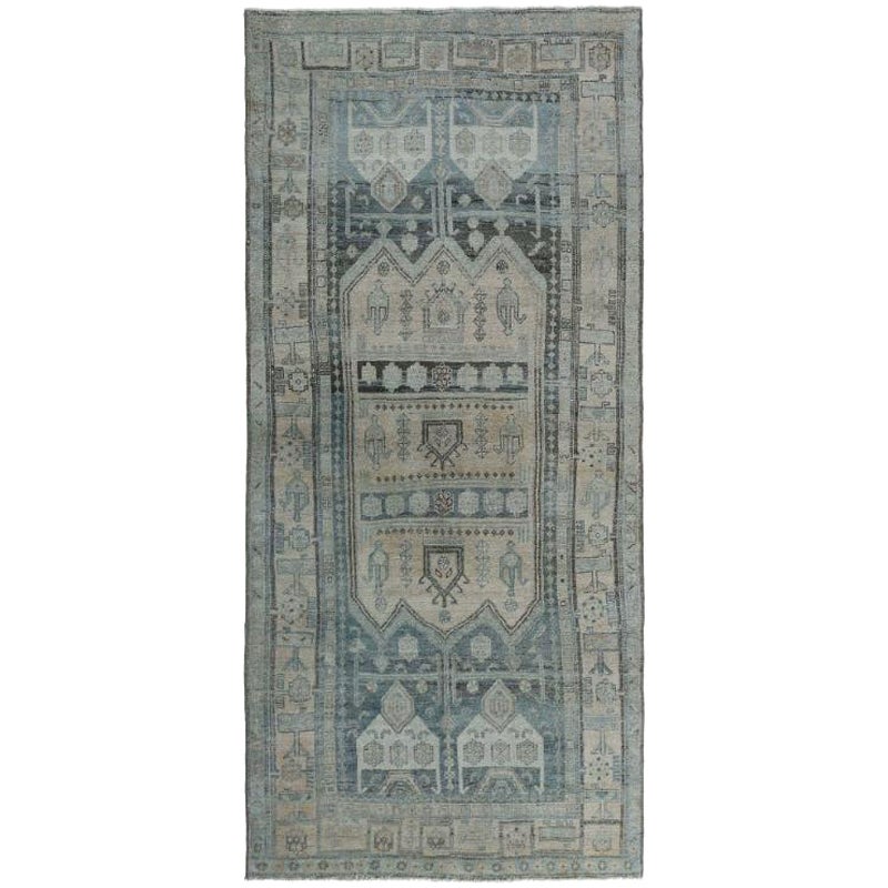 Alfombras Persas Bijar - Lana Marrón Diseño Marfil - 97562