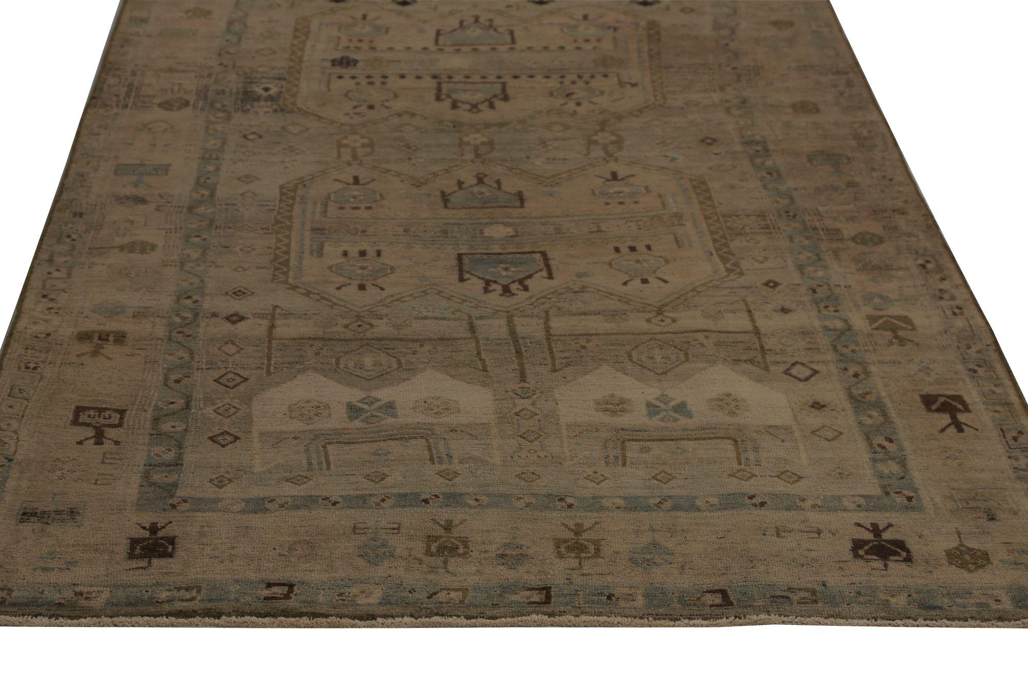 Iracheno Tappeti persiani Bijar - Lana Marrone Rosa Taupe Design - 96757 in vendita