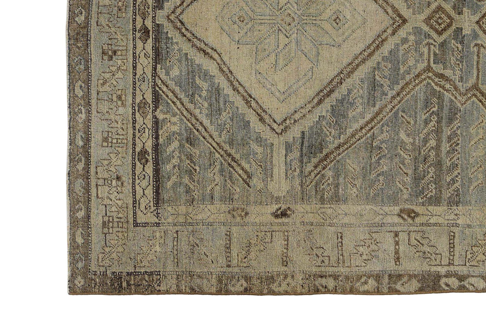 Iracheno Tappeti persiani Bijar - Lana Sfumature di grigio / argento Taupe - 97638 in vendita