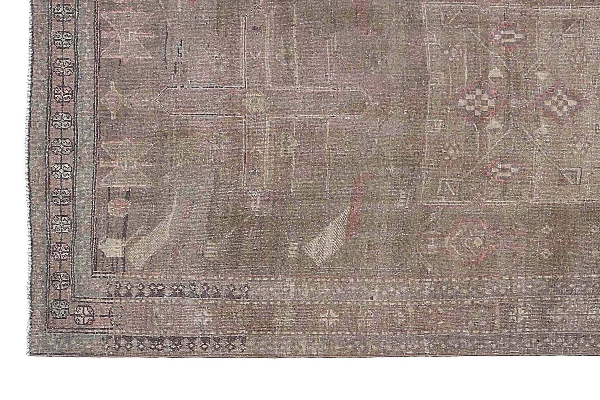 Persische Bijar-Teppiche - Wolle in Taupe mit Muster - 97596 (20. Jahrhundert) im Angebot