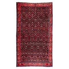 Used Persian Bijar Hand-Knotted Rug