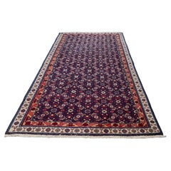 Persian Bijar Hand-Knotted Rug