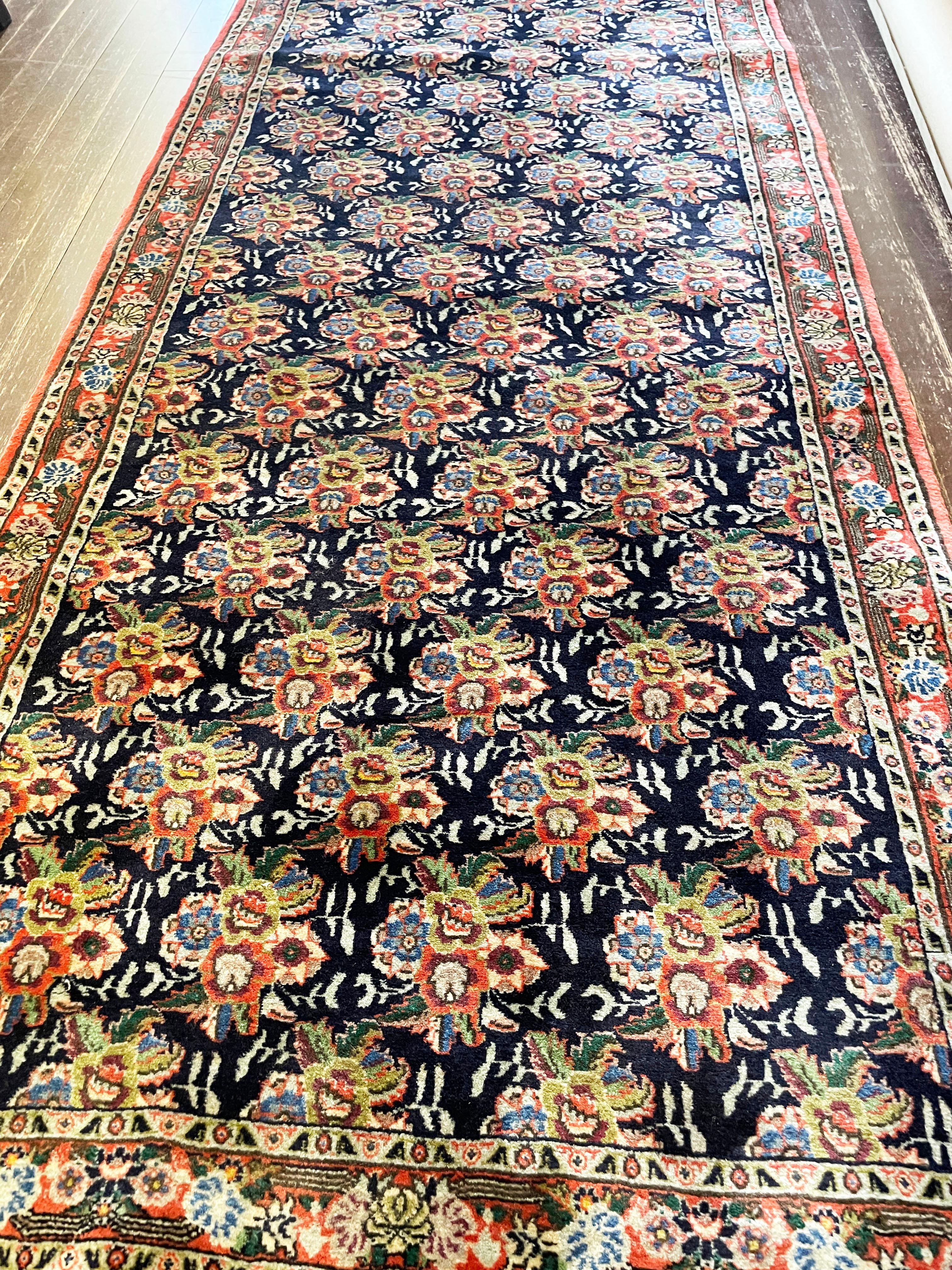 Persischer Bijar-Läufer, französisches Design im Angebot 2