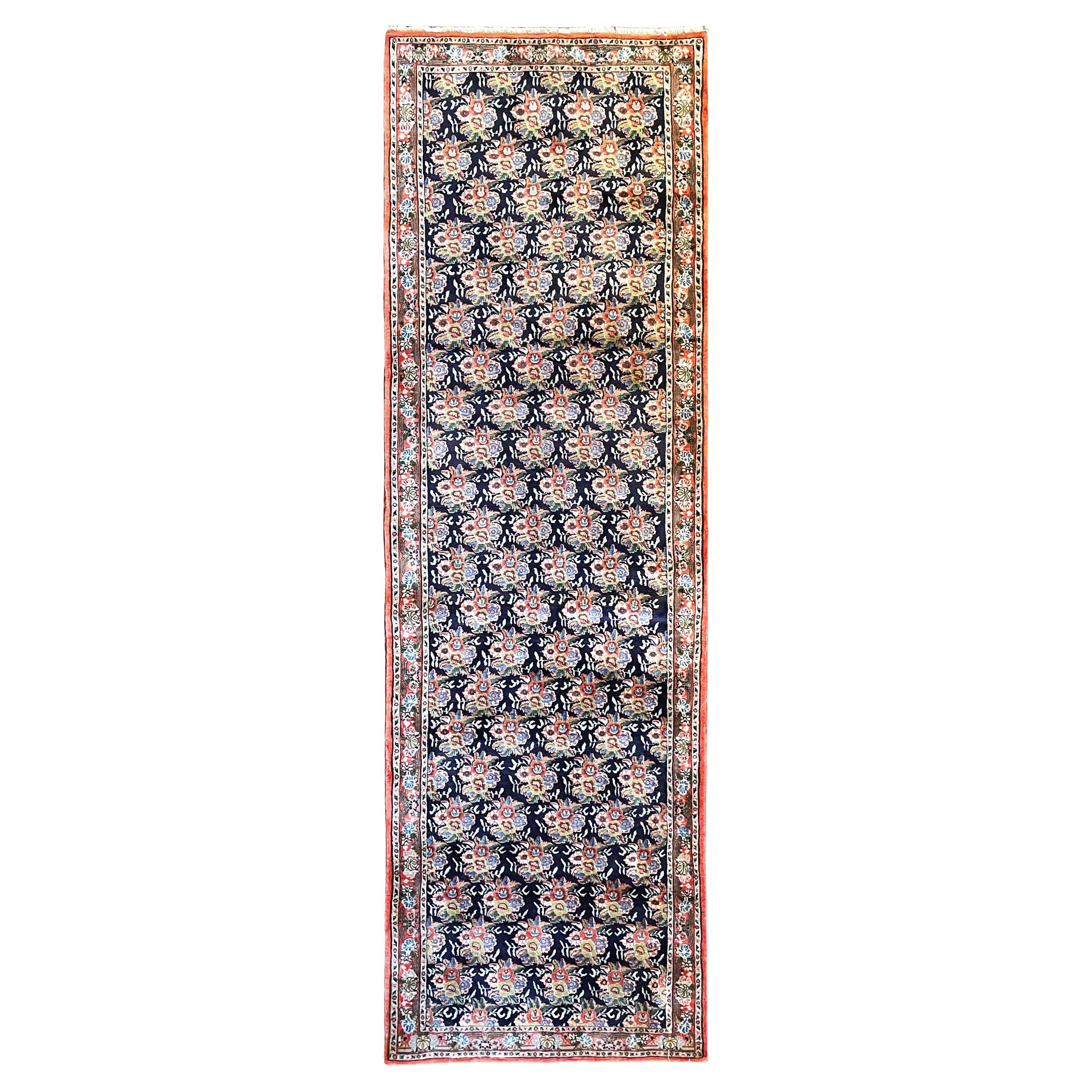 Persischer Bijar-Läufer, französisches Design