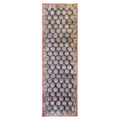 Persian Bijar Runner, French Design