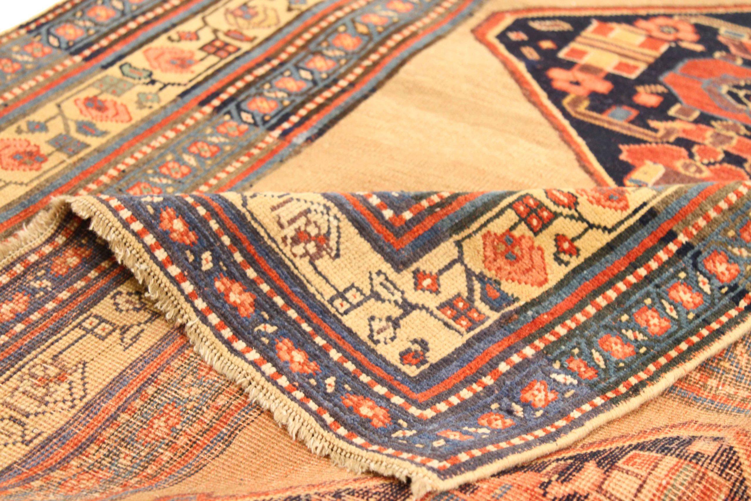 Persischer Bijar-Läufer - 10544 (Asiatisch) im Angebot