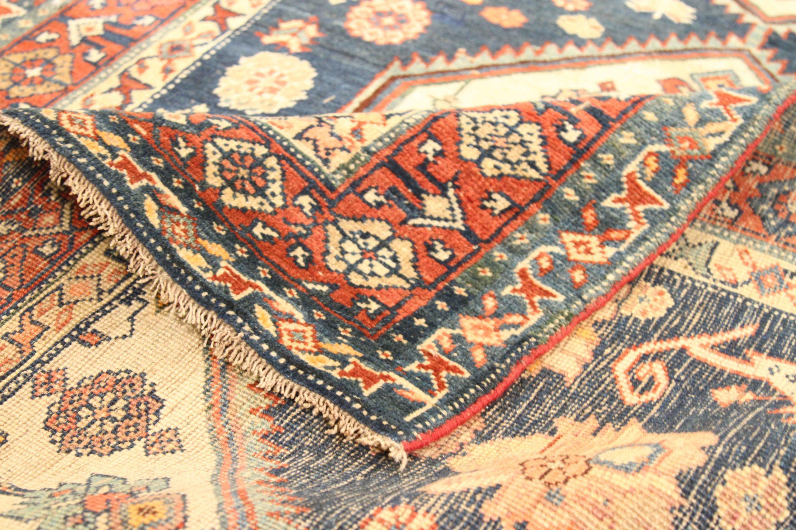 Persischer Bijar-Läufer Circa 1880 - 52081 (Asiatisch) im Angebot
