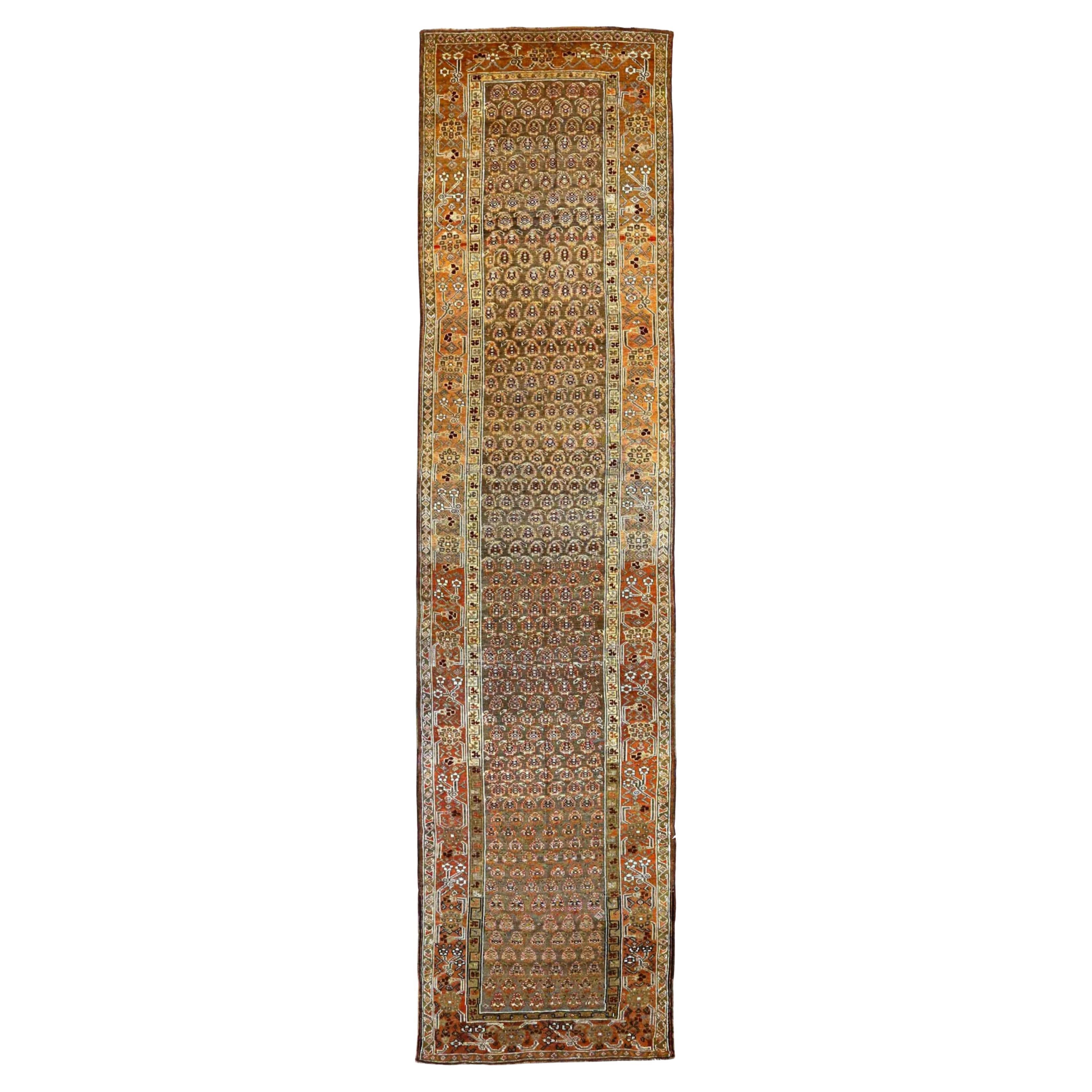 Persian Bijar Runner Rug - 69129 For Sale