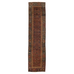 Tappeto Persiano Bijar - Lana Blu Rosso Giallo 71801