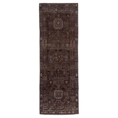 Tappeto Persiano Bijar Runner - Design Marrone Lana - 91609