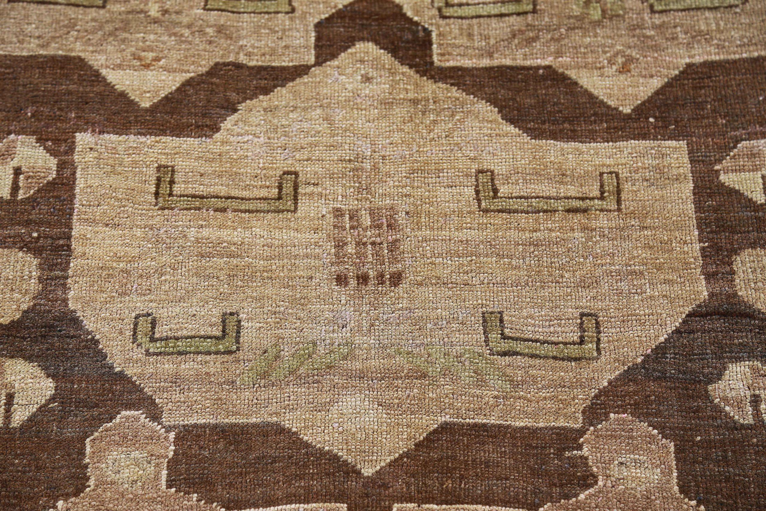 Alfombra Persa Bijar - Lana Marrón Diseño Marfil - 91518 en Excelente estado para la venta en Dallas, TX