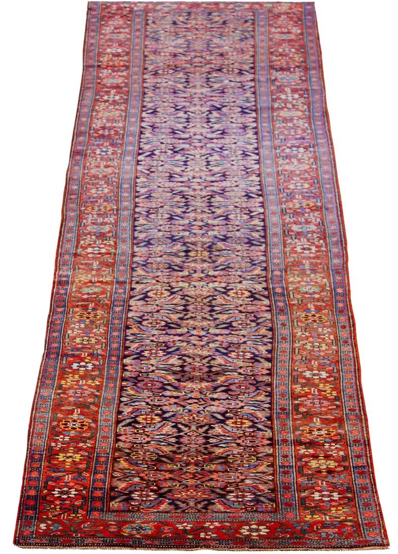 Discover the elegance of Persian Bijar featuring Runner Rug in Circa 1910. Designed with Wool and BlueNavy BlueRed, this exclusive design is perfect for enhancing your space.