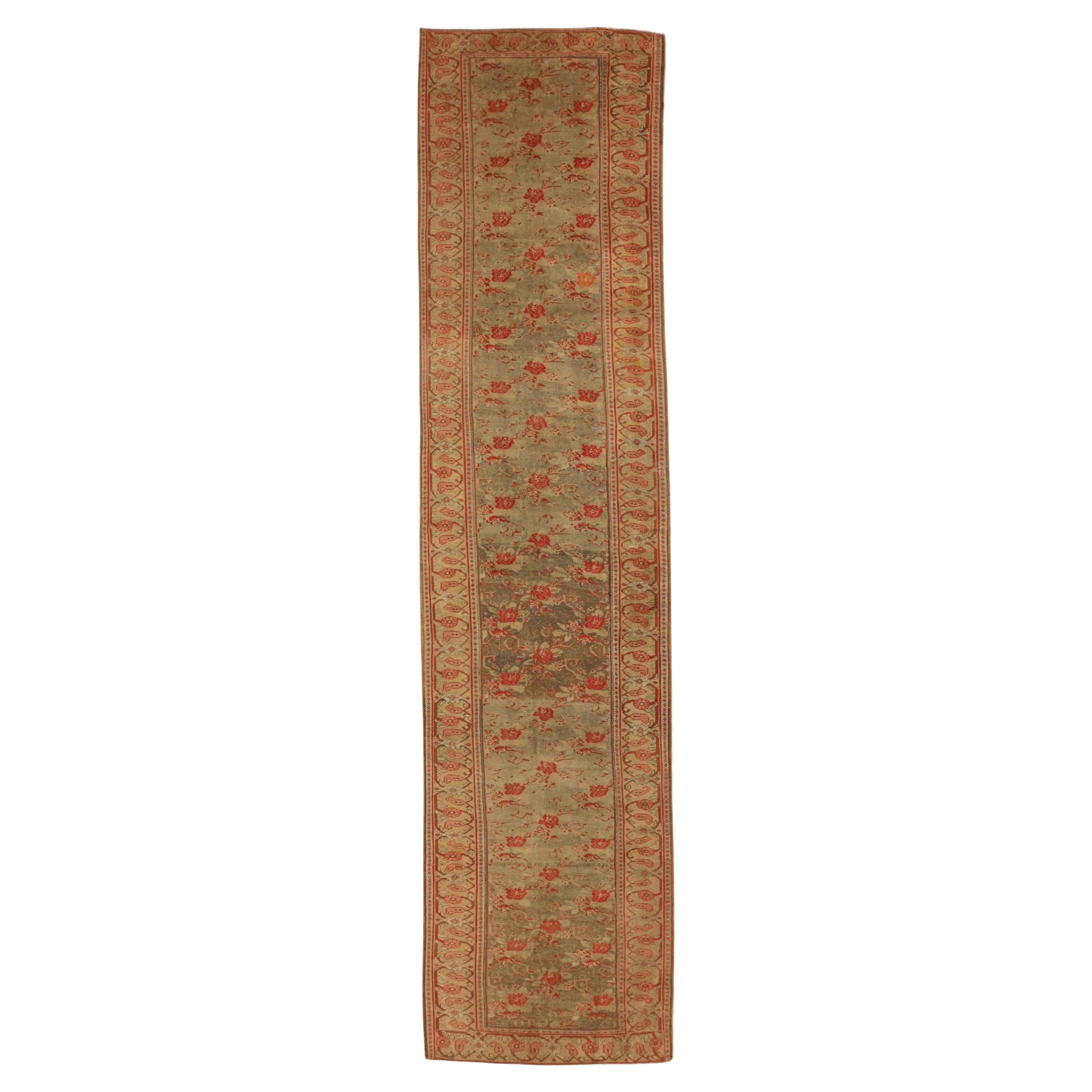 Persian Bijar Runner Rug - 68894