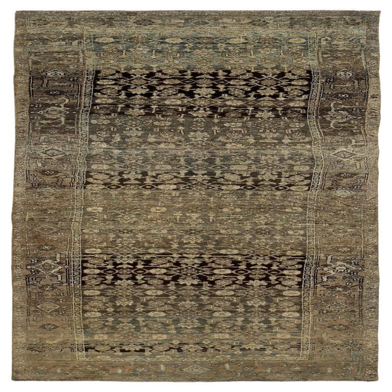 Alfombra Persa Bijar - Lana Marrón Diseño Marfil - 89663