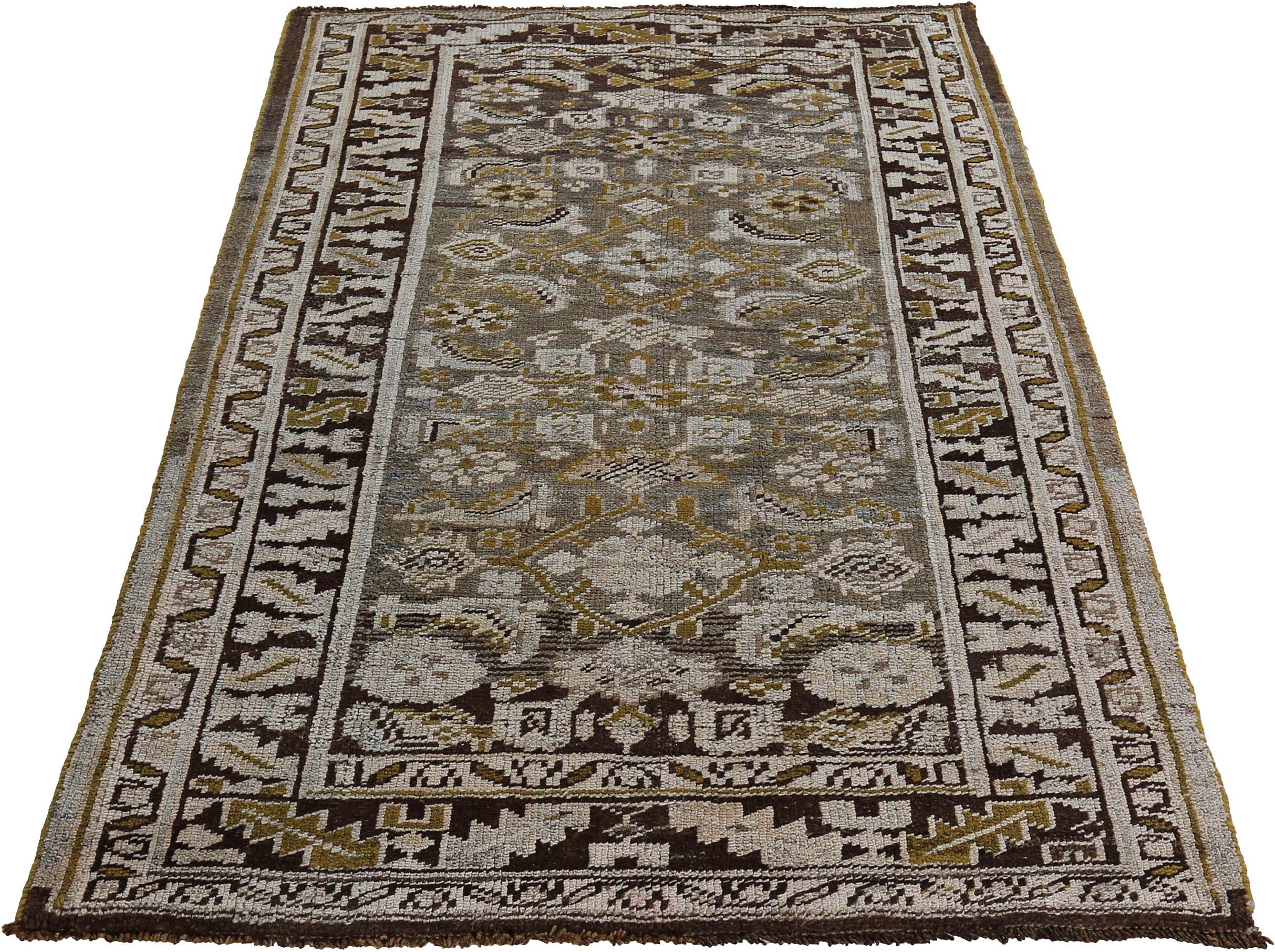 Discover the elegance of Persian Bijar featuring Small Rug in Circa 1880. Designed with Wool and BlackBrownIvory, this exclusive design is perfect for enhancing your space.