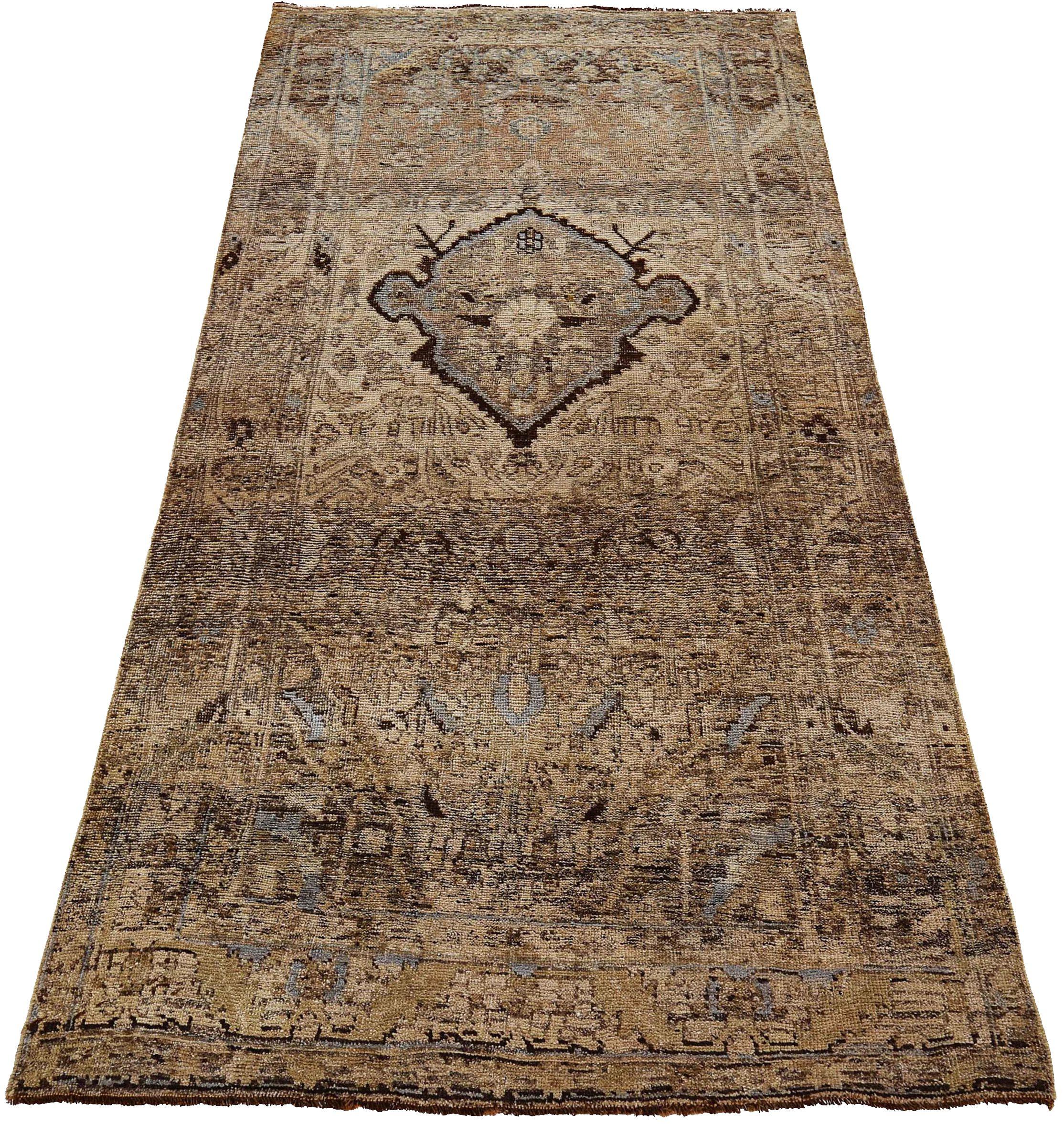 Discover the elegance of Persian Bijar featuring Small Rug in Circa 1880. Designed with Wool and BrownIvory, this exclusive design is perfect for enhancing your space.