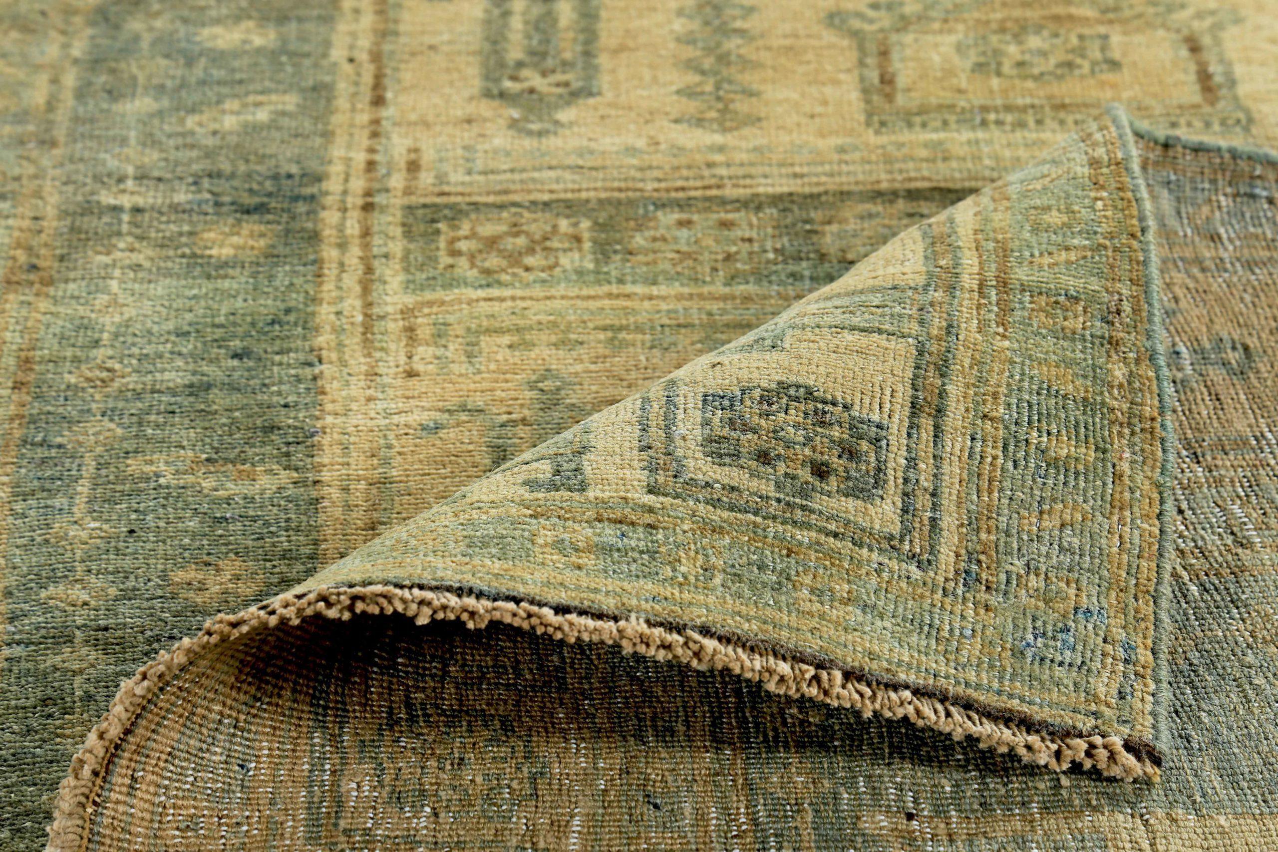 Persischer Bijar Small Teppich - Wolle Braun Elfenbein Design - 89638 (20. Jahrhundert) im Angebot
