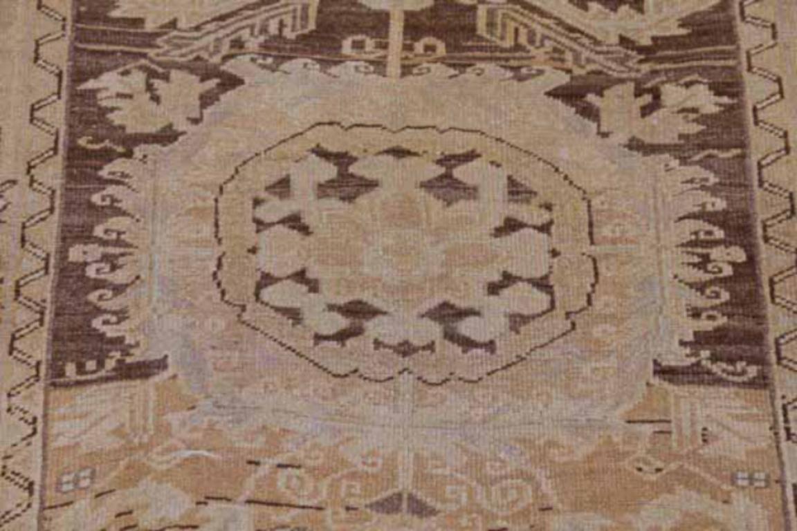 20ième siècle Tapis persan Bijar Small - Laine Brown Ivory Design - 91399 en vente